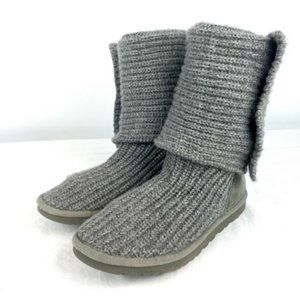 Gray Knit Uggs